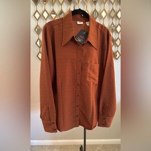 Levi's Women's Copper Button-Up Blouse